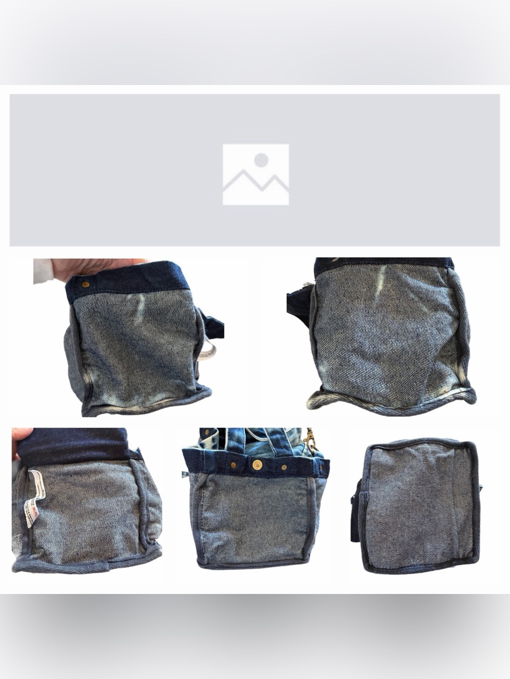 Free People Mini Denim Tote - Picture 14 of 16